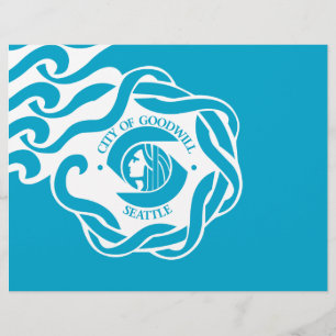 Prospectus 21,6 Cm X 24,94 Cm Drapeau de Seattle