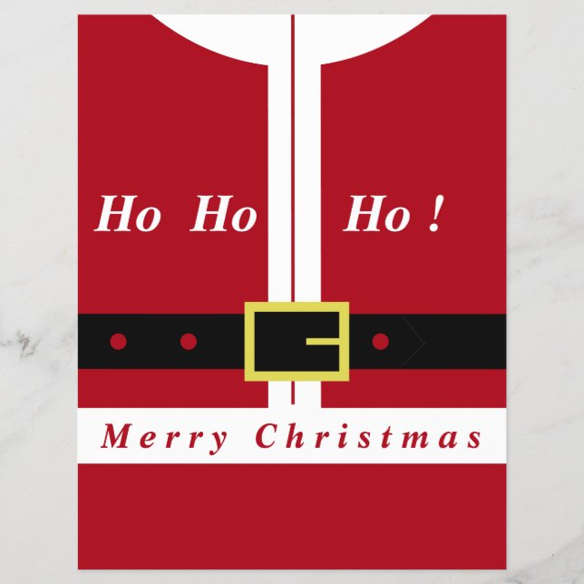 Prospectus 21,6 Cm X 24,94 Cm Drôle Noël Père Noël Flyers (Devant)