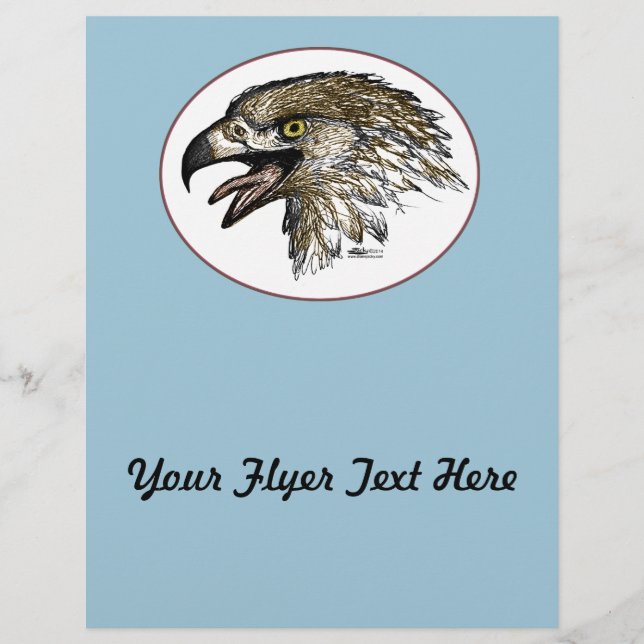 Prospectus 21,6 Cm X 24,94 Cm Eagle hurle (Devant)