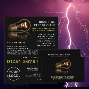 Prospectus 21,6 Cm X 24,94 Cm Éclairage élégant, publicité pour les électriciens