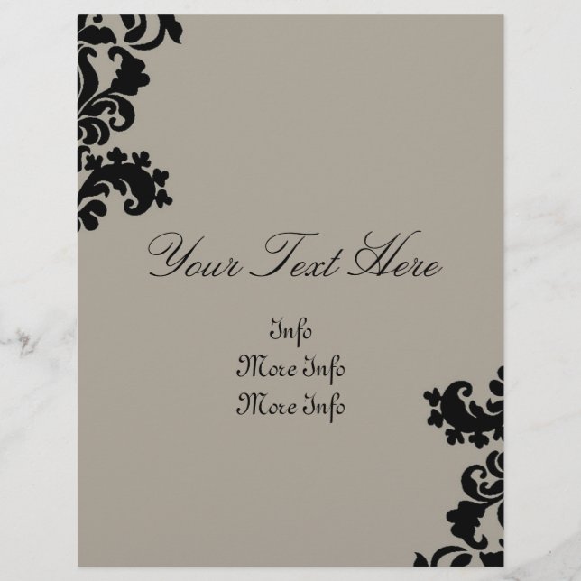 Prospectus 21,6 Cm X 24,94 Cm Elégant prospectus (Devant)