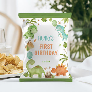 Prospectus 21,6 Cm X 24,94 Cm Emballage de sac de chips pour 1er anniversaire de