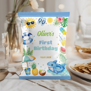 Prospectus 21,6 Cm X 24,94 Cm Emballage de sac de chips pour fête d'anniversaire