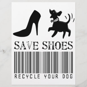 Prospectus 21,6 Cm X 24,94 Cm Enregistrer des chaussures : recycler votre chien