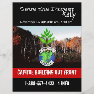 Prospectus 21,6 Cm X 24,94 Cm Enregistrer le prospectus forestier