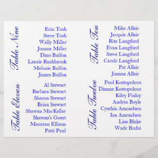 Prospectus 21,6 Cm X 24,94 Cm Exemple de texte pour le tableau de sièges