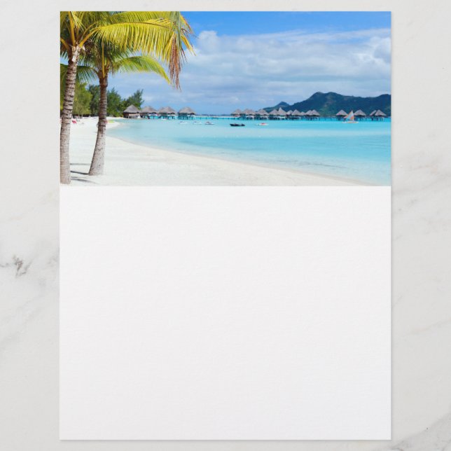 Prospectus 21,6 Cm X 24,94 Cm Fabuleux paysage marin tropical (Devant)