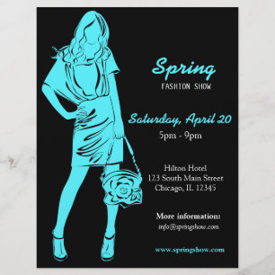 Prospectus 21,6 Cm X 24,94 Cm Fashion Show (Turquoise)