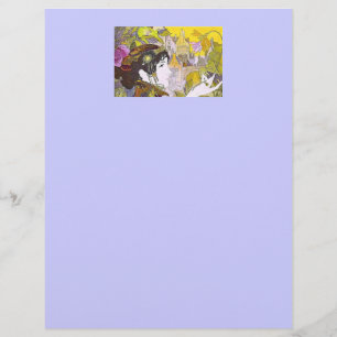 Prospectus 21,6 Cm X 24,94 Cm Femme Art Nouveau