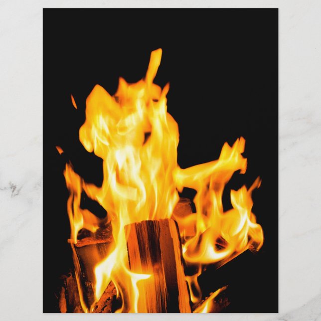 Prospectus 21,6 Cm X 24,94 Cm Feu (Devant)