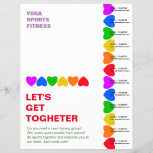 Prospectus 21,6 Cm X 24,94 Cm Fierté Arc-en-ciel - Flyer