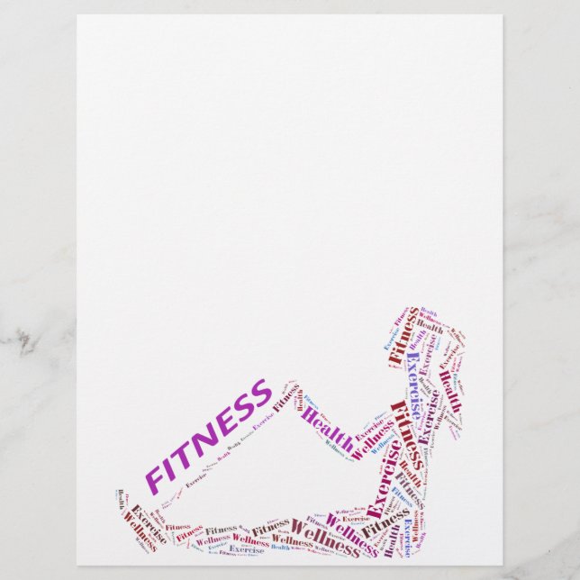 Prospectus 21,6 Cm X 24,94 Cm Fitness girl (Devant)