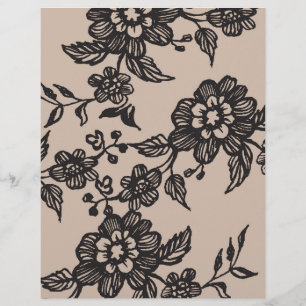 Prospectus 21,6 Cm X 24,94 Cm Fleur   Liner Enveloppes do-it-yourself rustiques