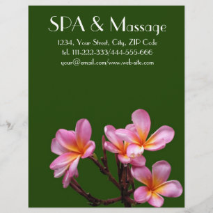 Prospectus 21,6 Cm X 24,94 Cm Fleur tropicale