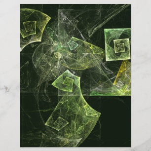 Prospectus 21,6 Cm X 24,94 Cm Flyer d'art Abstrait à équilibrage tordu