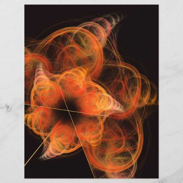 Prospectus 21,6 Cm X 24,94 Cm Flyer d'art Abstrait Lightworks (Devant)