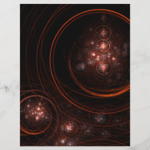 Prospectus 21,6 Cm X 24,94 Cm Flyer d'art abstrait Starlight