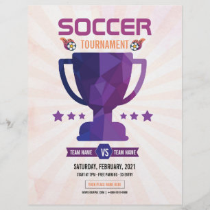 Prospectus 21,6 Cm X 24,94 Cm Flyer de Soccer