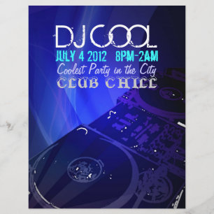 Prospectus 21,6 Cm X 24,94 Cm Flyer DJ