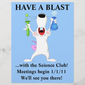 Prospectus 21,6 Cm X 24,94 Cm Flyer du cool Science Club