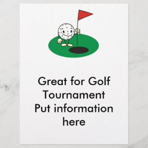 Prospectus 21,6 Cm X 24,94 Cm Flyer Golf