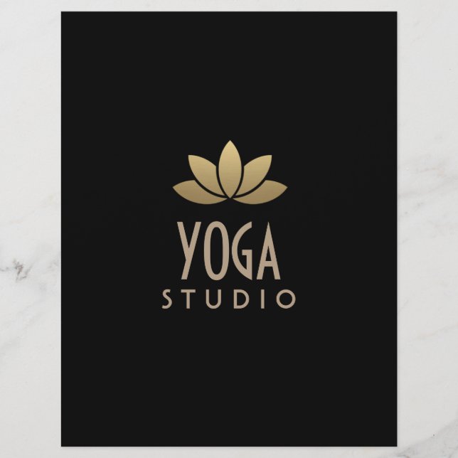 Prospectus 21,6 Cm X 24,94 Cm Flyer Or Lotus (Devant)