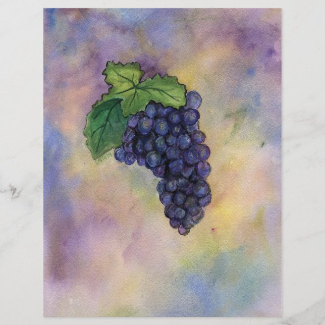 Prospectus 21,6 Cm X 24,94 Cm Flyer Pinot Noir Vins (Devant)