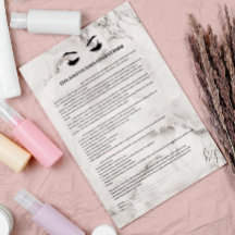 FORMULAIRE DE CONSENTEMENT POUR EXTENSIONS DE CILS