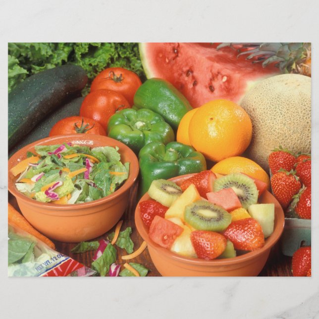 Prospectus 21,6 Cm X 24,94 Cm fruits et légumes frais (Devant)