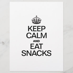 PROSPECTUS 21,6 CM X 24,94 CM GARDEZ LE CALME ET MANGEZ DES SNACKS