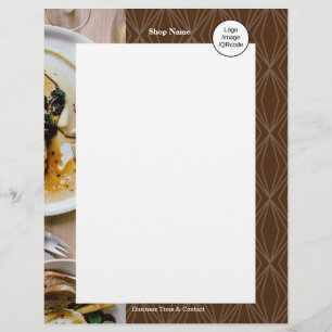 Prospectus 21,6 Cm X 24,94 Cm Géométrie moderne Brown