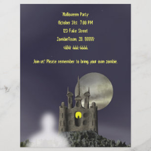 Prospectus 21,6 Cm X 24,94 Cm Ghost - Flyer d'Halloween