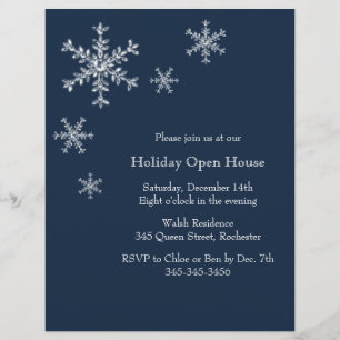 Prospectus 21,6 Cm X 24,94 Cm Glamour de vacances Open House Flyer Invitation