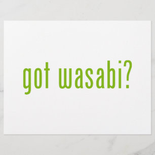 Prospectus 21,6 Cm X 24,94 Cm got wasabi?