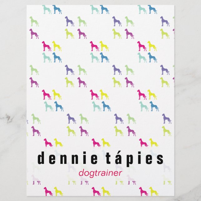 Prospectus 21,6 Cm X 24,94 Cm Great Dane Flyer (Devant)