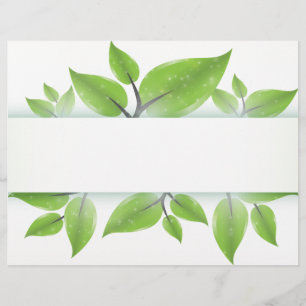 Prospectus 21,6 Cm X 24,94 Cm Green Eco Event Flyers