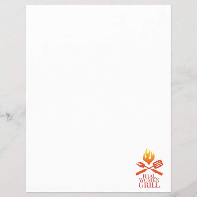 Prospectus 21,6 Cm X 24,94 Cm Grill femmes réelles (Devant)