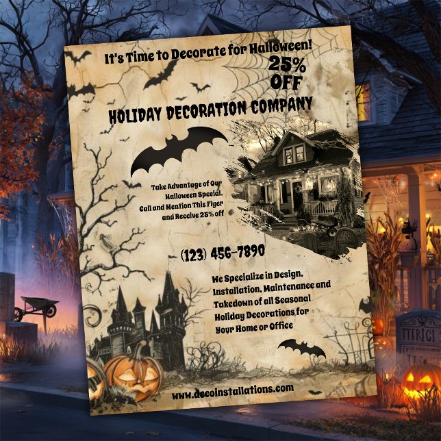 Prospectus 21,6 Cm X 24,94 Cm Halloween (Créateur téléchargé)