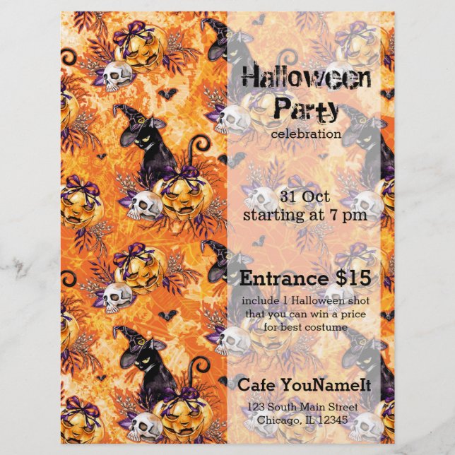Prospectus 21,6 Cm X 24,94 Cm Halloween Witch (Devant)