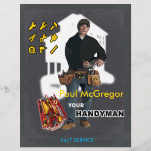 Prospectus 21,6 Cm X 24,94 Cm Handyman Flyer