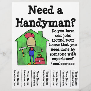 Prospectus 21,6 Cm X 24,94 Cm Handyman Flyer