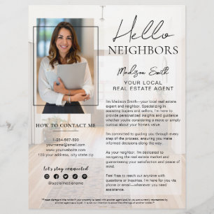 Prospectus 21,6 Cm X 24,94 Cm Hello Neighbor Real Estate Agent Introduction