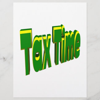 Prospectus 21,6 Cm X 24,94 Cm Heure de taxe
