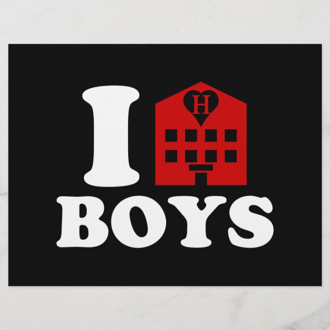 Prospectus 21,6 Cm X 24,94 Cm I Love Hotel Boys (Devant)