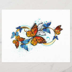 Prospectus 21,6 Cm X 24,94 Cm Infinité de papillons monarques