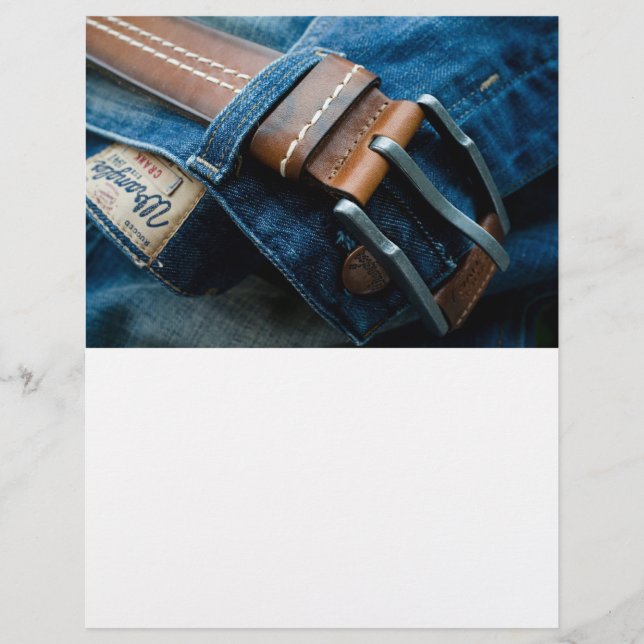 Prospectus 21,6 Cm X 24,94 Cm Jeans bleus (Devant)