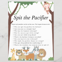 Jeux de Baby shower Jungle Safari
