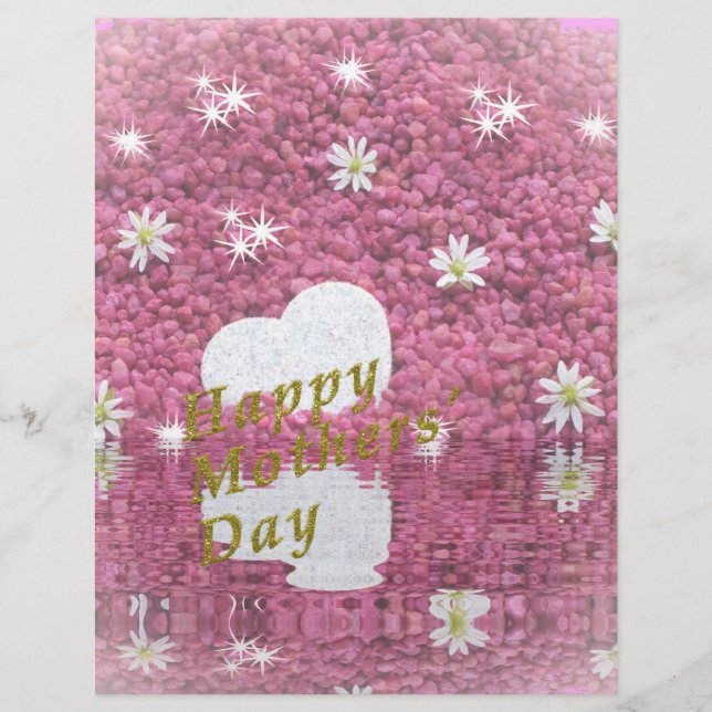 Prospectus 21,6 Cm X 24,94 Cm journée des mères heureuses (Devant)