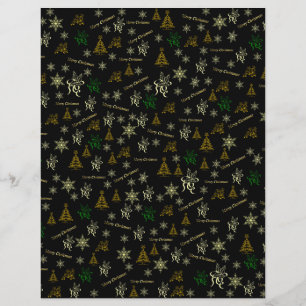 Prospectus 21,6 Cm X 24,94 Cm joyeux prospectus de noël