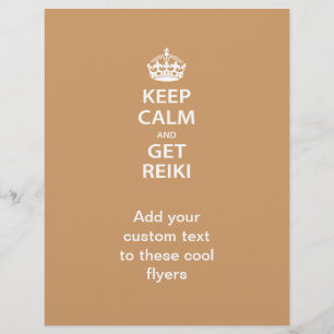 Prospectus 21,6 Cm X 24,94 Cm Keep Calm and Get Reiki